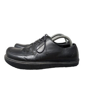 Earth Dartmouth Shoes Womens 8 Black Leather Career Barefoot Work Wear Comfort